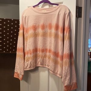 New ANA tie dye crop sweatshirt.